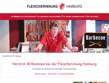 Tablet Screenshot of fleischer-hamburg.de